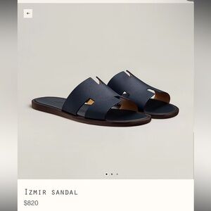 HERMÉS Izmir Sandals - Marine
